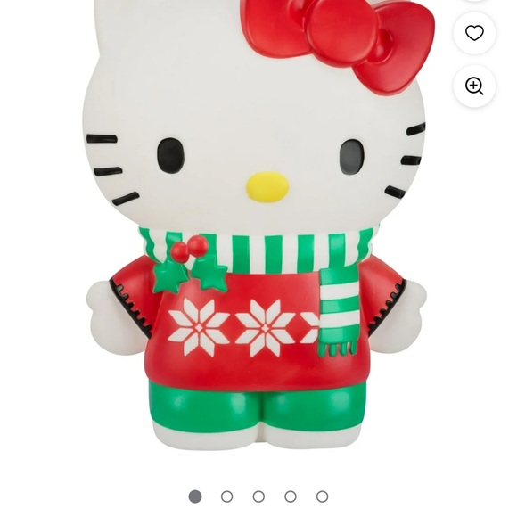 Hello Kitty Holiday Decor with Red and Green Accents